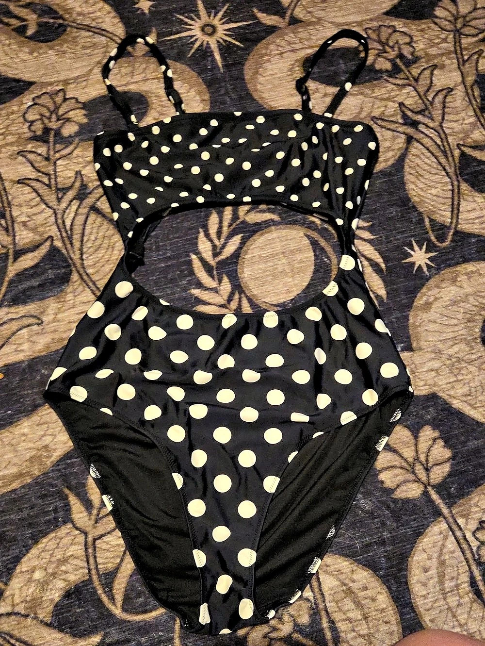 Aerie Polka Dot One-Piece Swimsuit Large